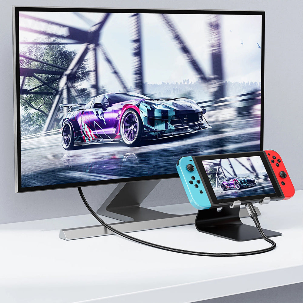 Audio- og videokabel USB-C - HDMI Acefast C1-10, 1.8m, Svart