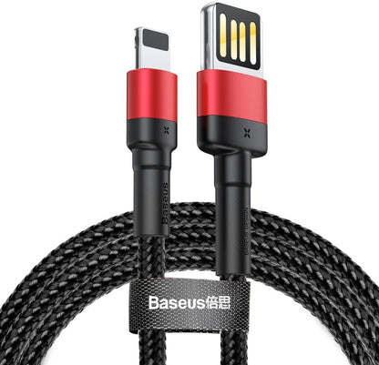 USB-A - Lightning Baseus Cafule Special Edition data- og ladekabel, 18W, 1m, Rød CALKLF-G91