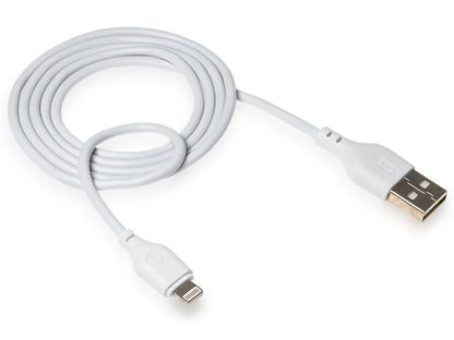 USB-A - Lightning Data og Ladekabel XO Design NB103, 18W, 2m, Hvit