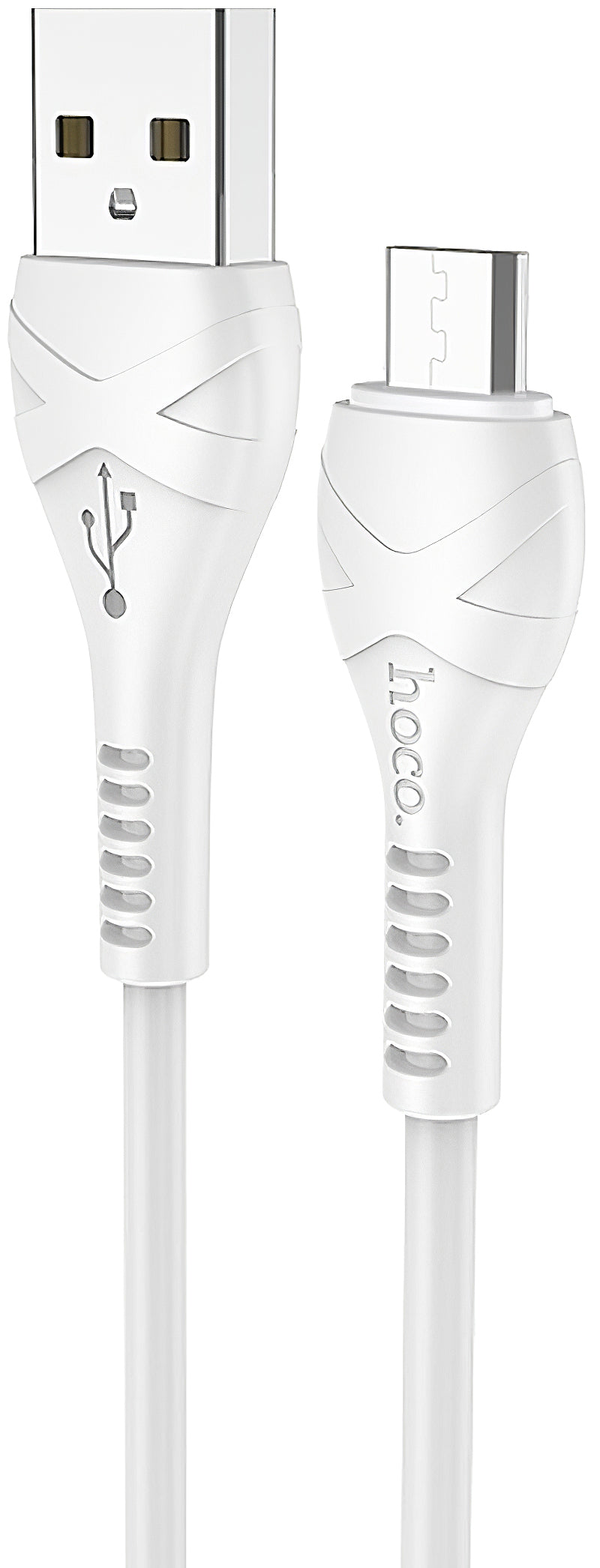 USB-A til microUSB data- og ladekabel HOCO X37, 18W, 1m, Hvit