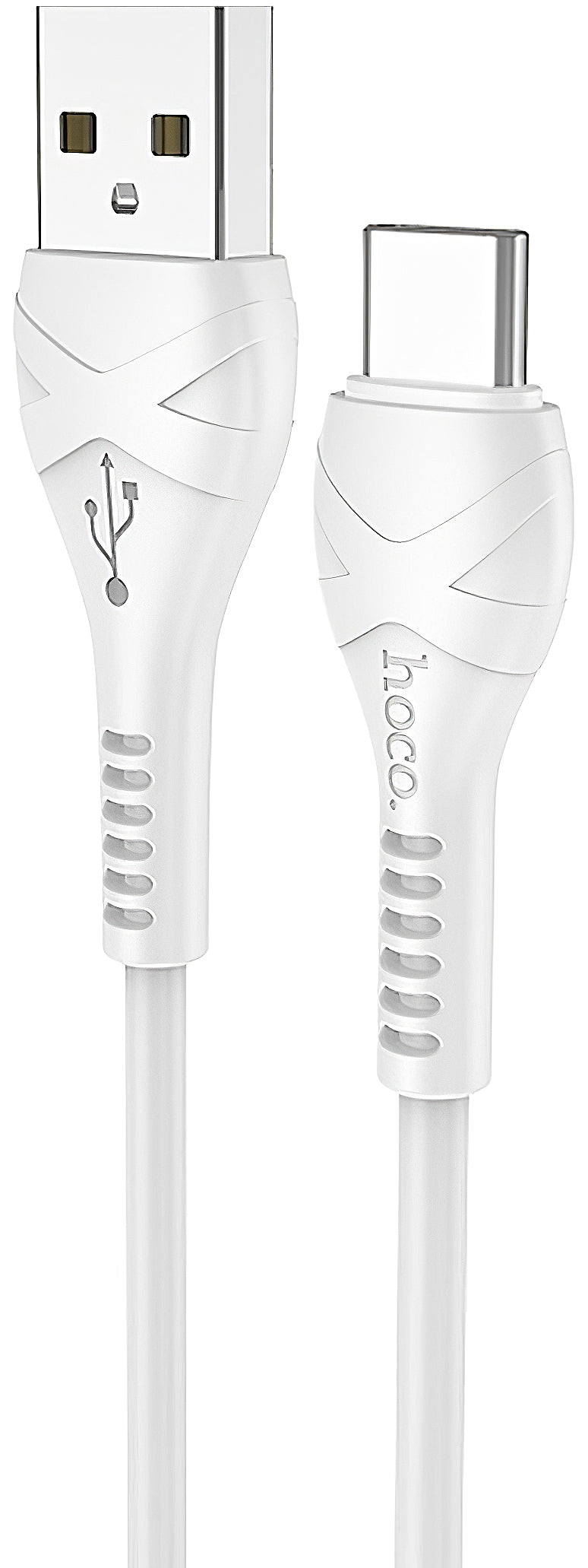 Data- og ladekabel USB-A - USB-C HOCO X37, 18W, 1m, Hvit