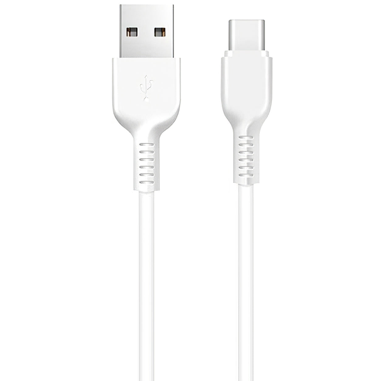 USB-A - USB-C HOCO Flash X20 data- og ladekabel, 18W, 1m, Hvit