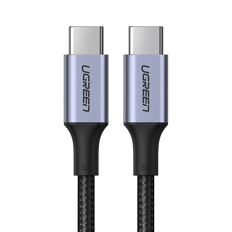USB-C til USB-C data- og ladekabel UGREEN US316, 100W, 2m, Grå