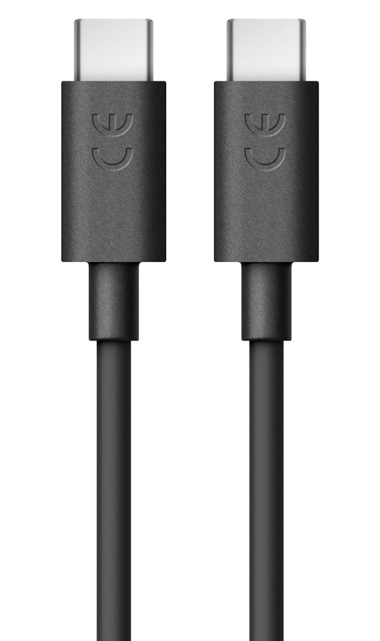 USB-C - USB-C Motorola data- og ladekabel, 1m, Svart SC18D13215