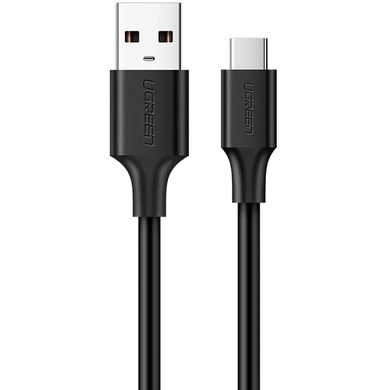 USB-A til USB-C UGREEN US184 data- og ladekabel, 18W, 1m, Svart