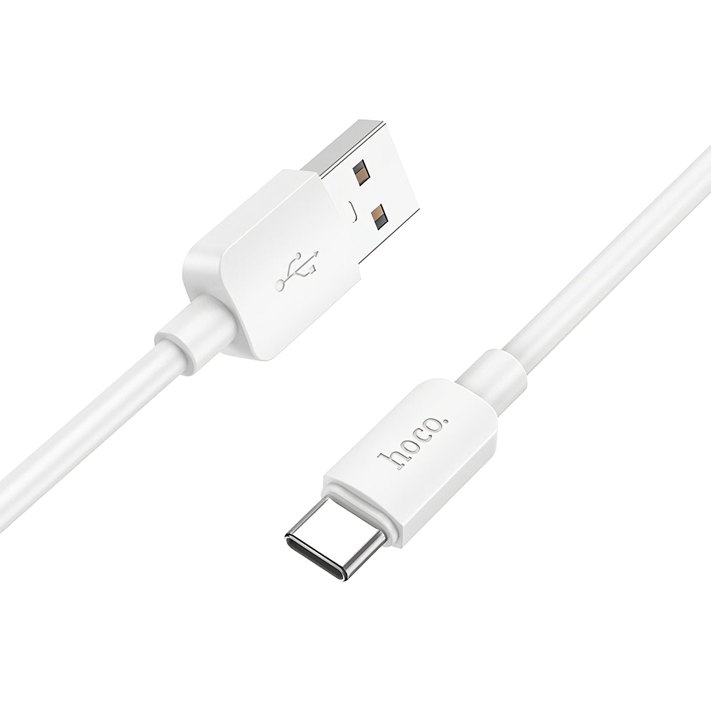 USB-A - USB-C HOCO X96 data- og ladekabel, 27W, 1m, Hvit