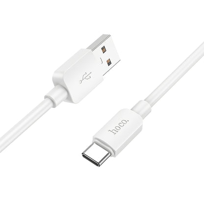 USB-A - USB-C HOCO X96 data- og ladekabel, 27W, 1m, Hvit