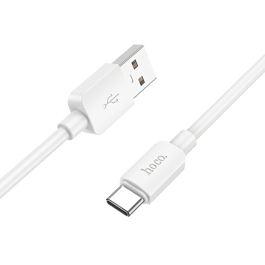 USB-A - USB-C HOCO X96 data- og ladekabel, 27W, 1m, Hvit