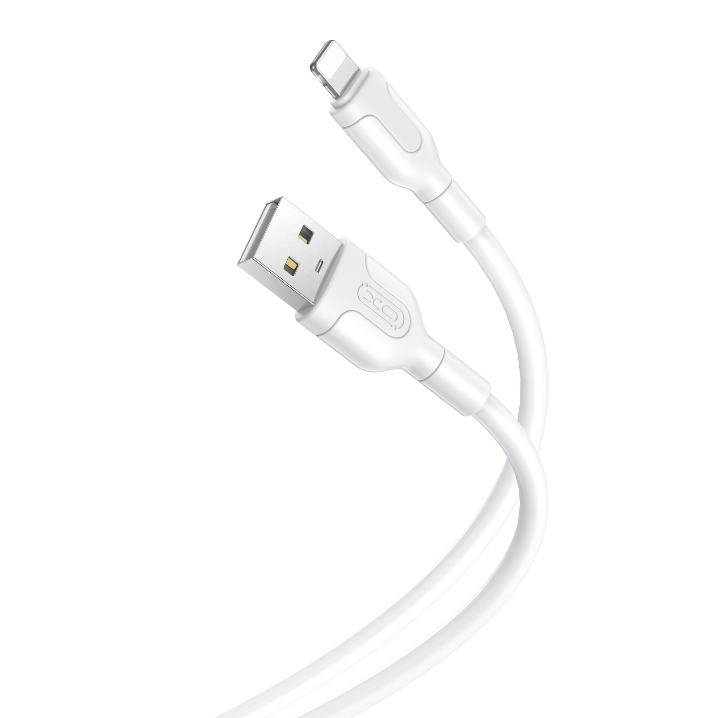 USB-A - Lightning Data- og Ladekabel XO Design NB212, 18W, 1m, Hvit