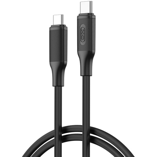 USB-C data- og ladekabel - USB-C XO Design NB-Q265B, 60W, 1m, Svart