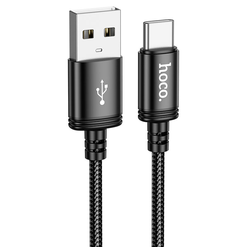 USB-A til USB-C Data- og Ladekabel HOCO X91, 18W, 3m, Svart