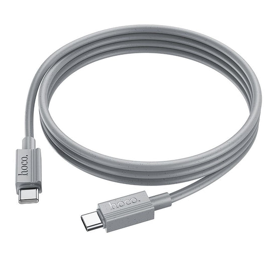USB-C til USB-C data- og ladekabel HOCO X107, 60W, 1m, Grå