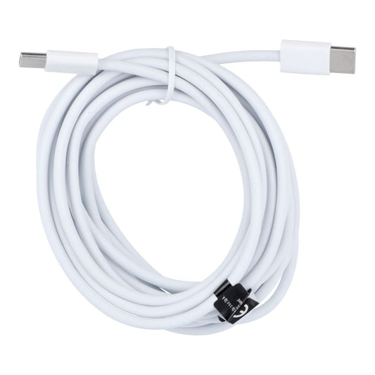 USB-C data- og ladekabel - USB-C OEM HD26, 30W, 3m, hvit