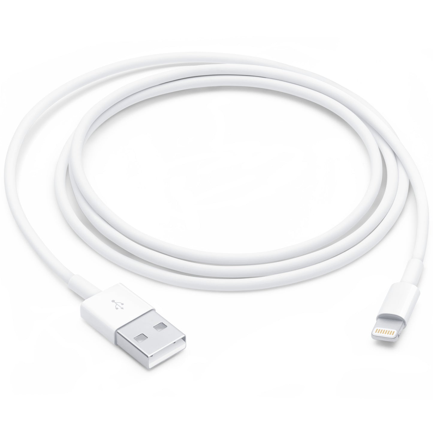 USB-A - Lightning Apple A1480 data- og ladekabel, 18W, 1m, Hvit MUQW3ZM/A