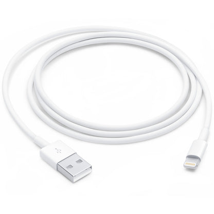 USB-A - Lightning Apple A1480 data- og ladekabel, 18W, 1m, Hvit MUQW3ZM/A