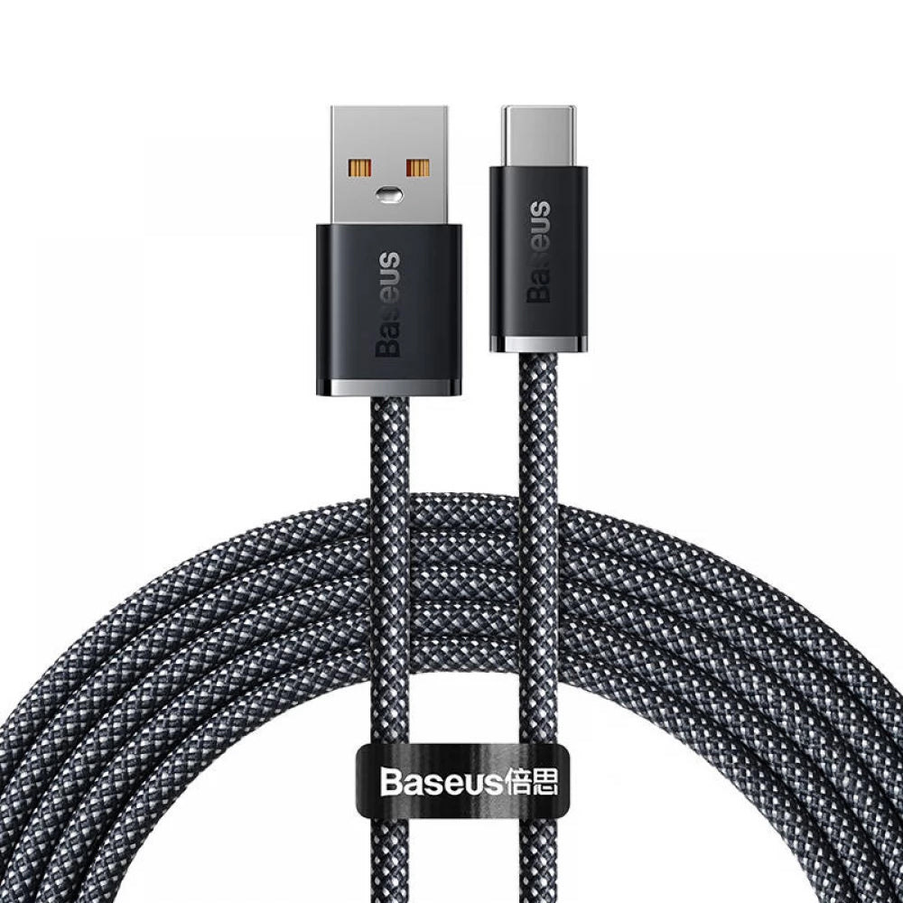 USB-A til USB-C data- og ladekabel Baseus Dynamic Series, 100W, 2m, Grå CALD000716