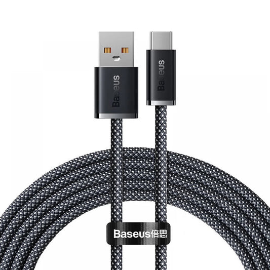 USB-A til USB-C data- og ladekabel Baseus Dynamic Series, 100W, 2m, Grå CALD000716