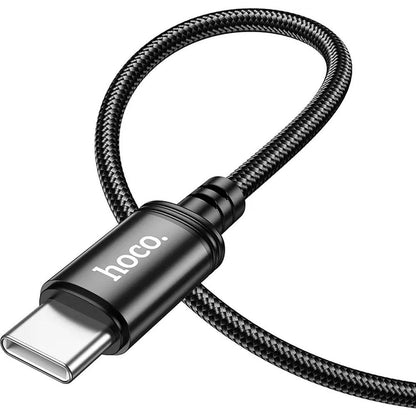 USB-C Data- og ladekabel - USB-C HOCO X89, 60W, 1m, Svart