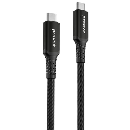 USB-C data- og ladekabel - USB-C Proove Speed Line, 240W, 1m, Svart