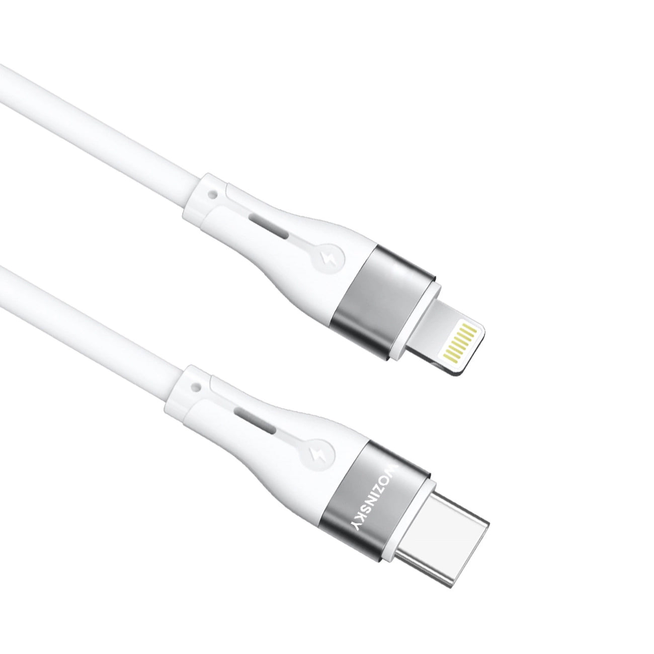USB-C - Lightning Data- og Ladekabel WZK WSTCL1, 27W, 1m, Hvit