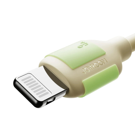 USB-A - Lightning lade- og datakabel Joyroom S-A53, 18W, 1.2m, Beige