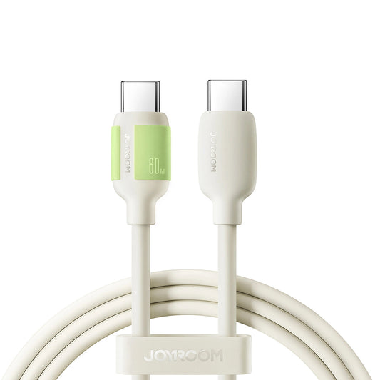 USB-C til USB-C data- og ladekabel Joyroom S-A53, 60W, 1.2m, Beige