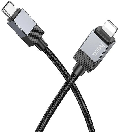 USB-C - Lightning Data- og Ladekabel HOCO X110, 27W, 1m, Svart