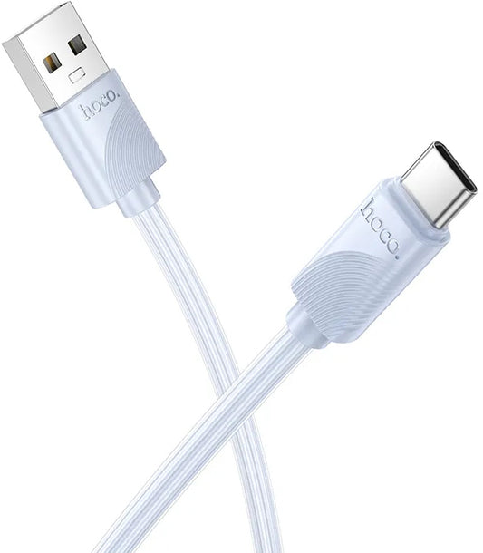 USB-A - USB-C Data- og Ladekabel HOCO X114, 18W, 1m, Blå