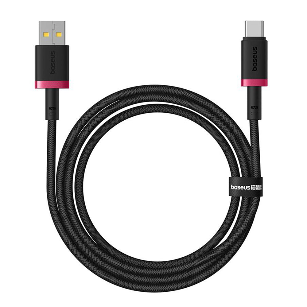 USB-A til USB-C Baseus Dura Series data- og ladekabel, 60W, 2m, Rød P10377802U01-03