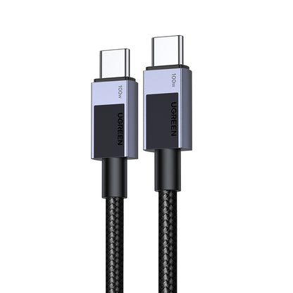 USB-C til USB-C UGREEN L512 data- og ladekabel, 100W, 0.5m, Grå