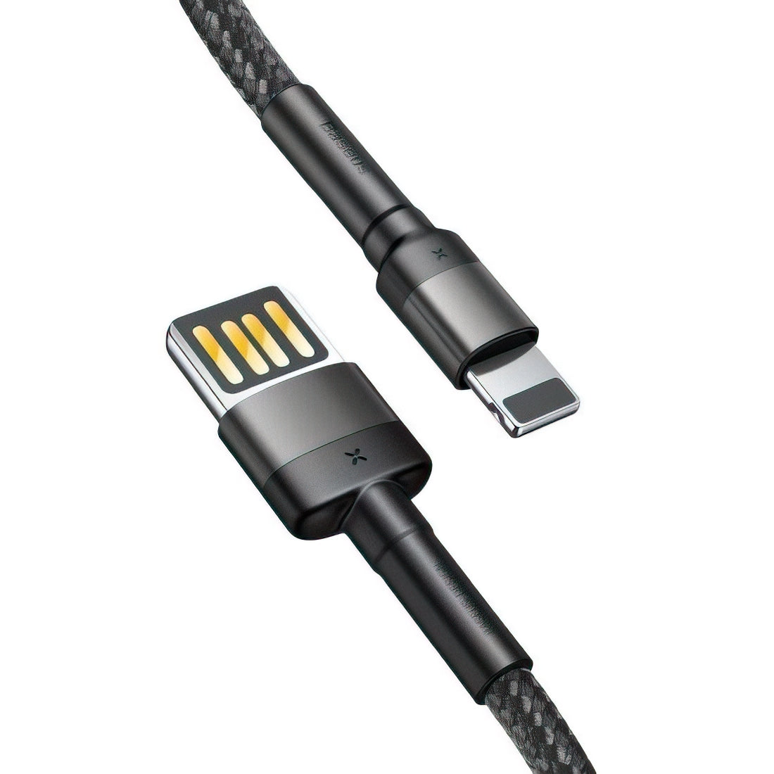USB-A - Lightning Baseus Cafule Special Edition data- og ladekabel, 18W, 1m, Grå CALKLF-GG1