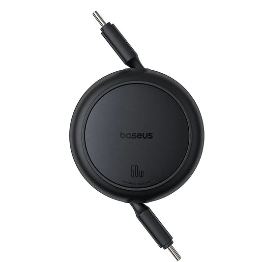 USB-C til USB-C Baseus Free2Pull Mini Retractable Data- og Ladekabel, 60W, 1m, Svart P10364500111-01