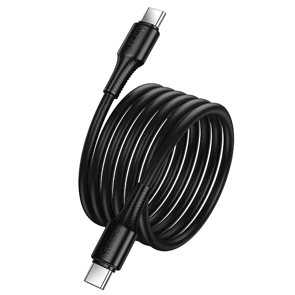 USB-C til USB-C Data- og Ladekabel HOCO X120, 60W, 1m, Svart