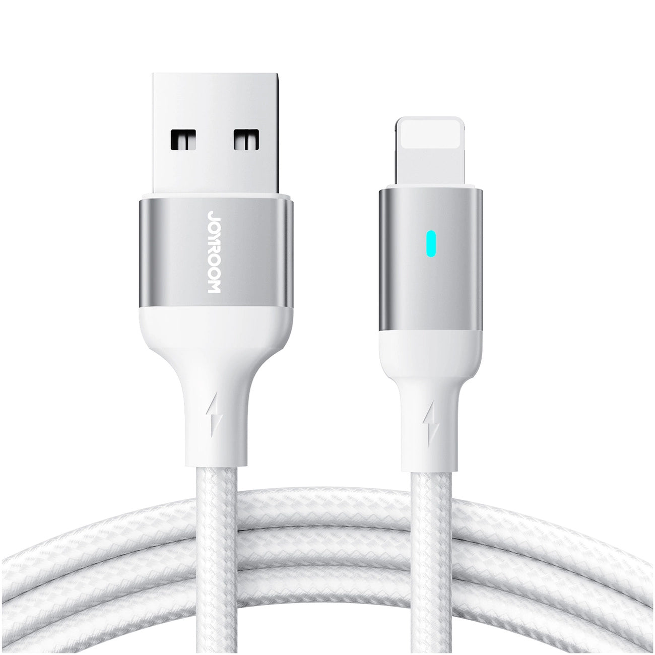 USB-A - Lightning lade- og datakabel Joyroom A10, 18W, 1.2m, Hvit