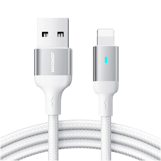 USB-A - Lightning lade- og datakabel Joyroom A10, 18W, 1.2m, Hvit