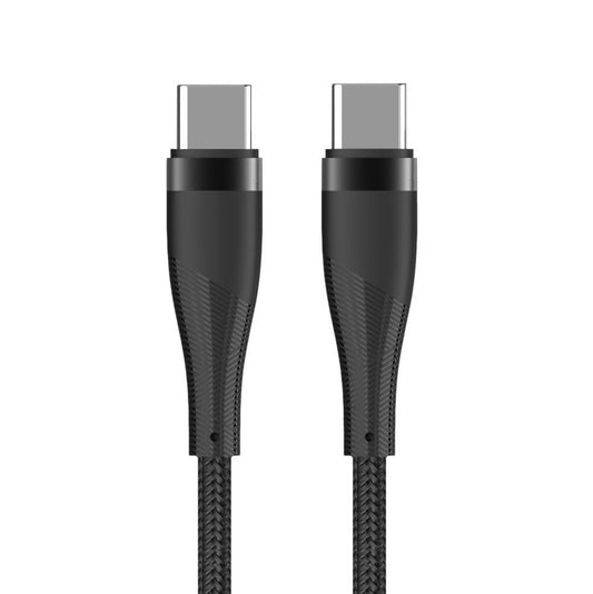 USB-C data- og ladekabel - USB-C MaXlife MXUC-08, 60W, 1m, Svart