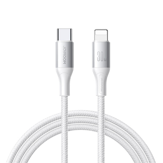 USB-C - Lightning lade- og datakabel Joyroom S-A28 Flash, 30W, 1m, Hvit