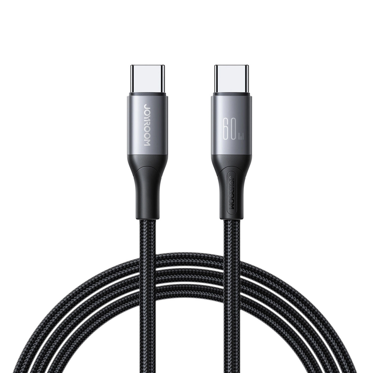 USB-C til USB-C data- og ladekabel Joyroom S-A28 Flash, 60W, 2m, Svart