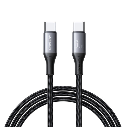 USB-C til USB-C data- og ladekabel Joyroom S-A28 Flash, 60W, 2m, Svart
