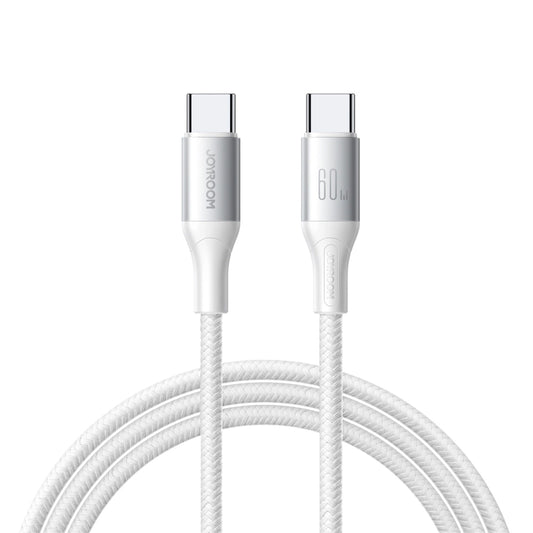 USB-C til USB-C data- og ladekabel Joyroom S-A28 Flash, 60W, 1m, Hvit