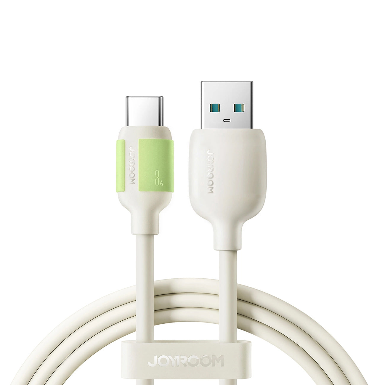 USB-A - USB-C data- og ladekabel Joyroom S-A53, 30W, 2m, Beige