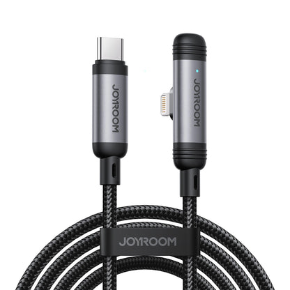 USB-C - Lightning Joyroom S-A56 EnjoyX Angled data- og ladekabel, 30W, 1.2m, Svart