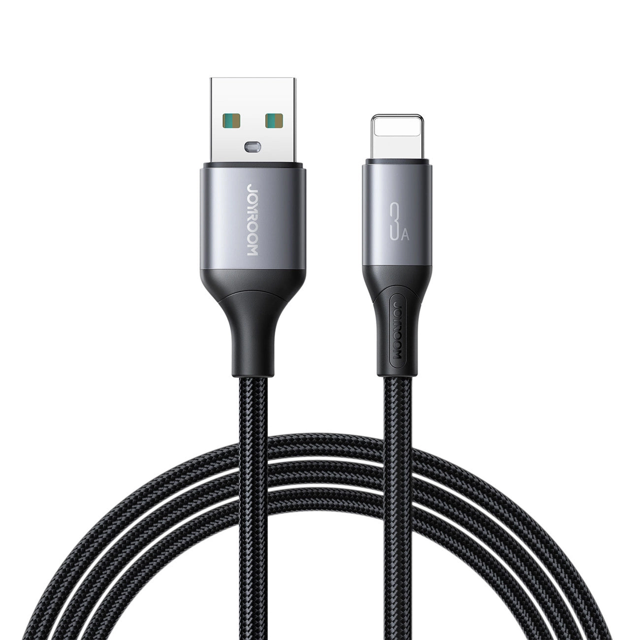 USB-A - Lightning Joyroom S-A28 Flash data- og ladekabel, 18W, 2m, Svart