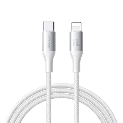 USB-C til Lightning-lade- og datakabel Joyroom S-A28 Flash, 30W, 2m, Hvit
