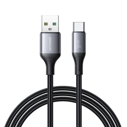 Data- og ladekabel USB-A - USB-C Joyroom S-A28 Flash, 30W, 2m, Svart