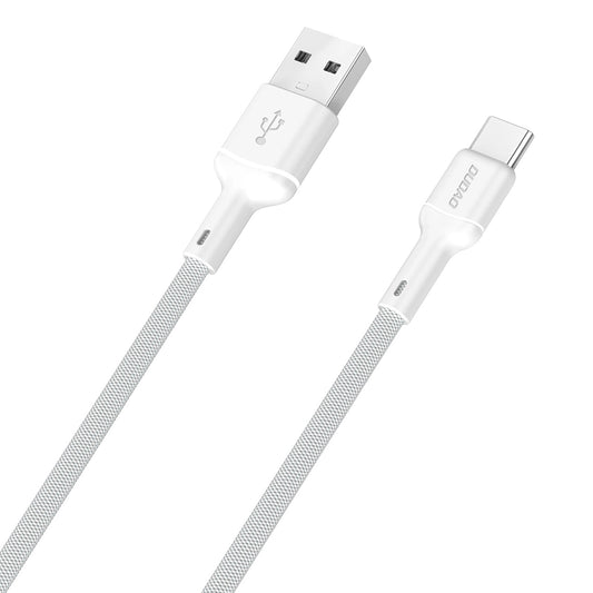 USB-A - USB-C Dudao L9T data- og ladekabel, 100W, 1m, Hvit