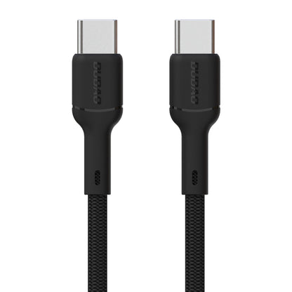 USB-C data- og ladekabel - USB-C Dudao L9C, 65W, 1m, Svart