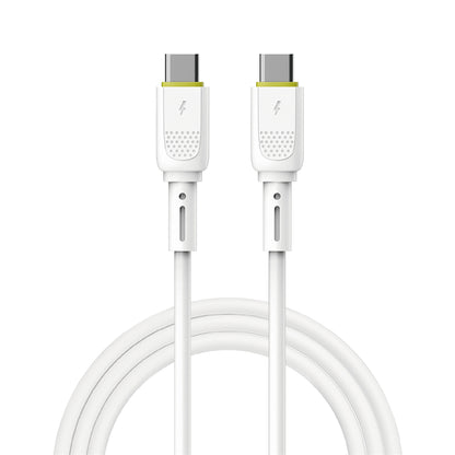 USB-C data- og ladekabel - USB-C WiWu Wi-C034, 60W, 1.2m, Hvit