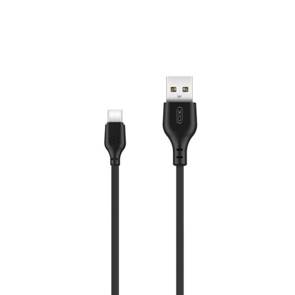 USB-A - USB-C Data- og Ladekabel XO Design NB103, 18W, 1m, Svart