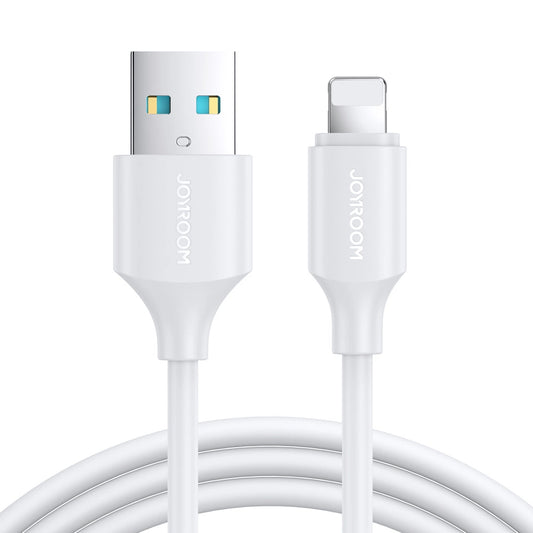 Data- og ladekabel USB-A - Lightning Joyroom S-A9, 18W, 1m, Hvit